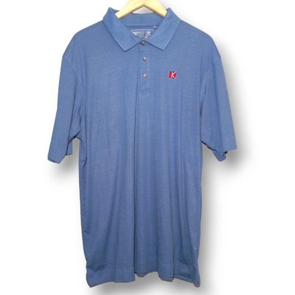 Cutter And Buck X-Large CB DryTec Luxe Jacquard Polo Shirt-Golf-Pima Cotton